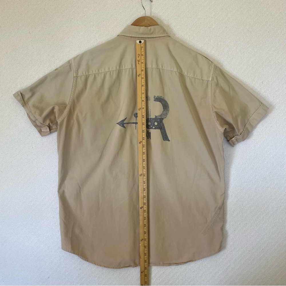 Polo Ralph Lauren Sportsman Fly Fishing Patchwork Shirt Men’s L Trapper Lake - Picture 14 of 16
